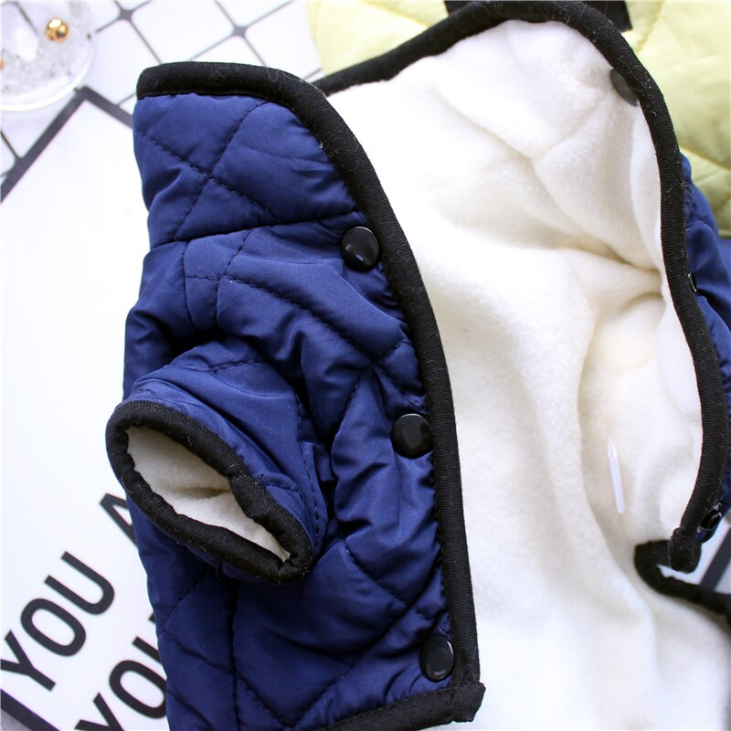 Väikeste kutsikate lemmikloomariided mitmevärvilised neljajalgsed puuvillased kombinesoonid Lemmikloomarõivad 2022. aasta sügiseks ja talveks soojad Chien Vetement