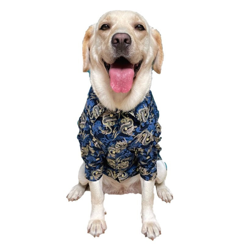 Suvine suur koerasärk Suur koera riided Puudel Šnautser Corgi Samojeed Husky Labrador Kuldne Retriiver Riietus Lemmiklooma kostüüm