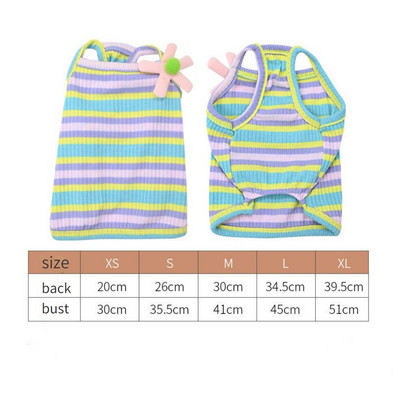 Ins Haine pentru câini pentru câini Îmbrăcăminte caldă pentru câini Cămașă Îmbrăcăminte pentru cățel și pisică pentru cățeluș haină în dungi Îmbrăcăminte pentru animale de companie Vestă macaron