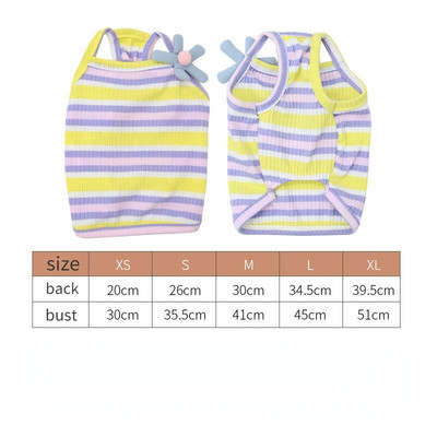 Ins Haine pentru câini pentru câini Îmbrăcăminte caldă pentru câini Cămașă Îmbrăcăminte pentru cățel și pisică pentru cățeluș haină în dungi Îmbrăcăminte pentru animale de companie Vestă macaron