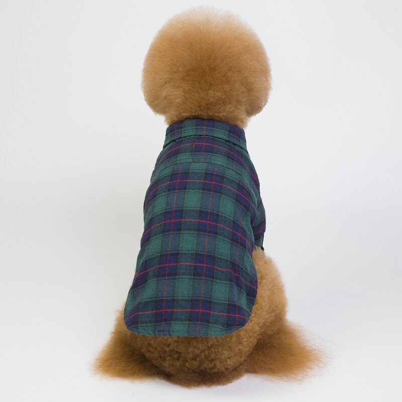 Uued lemmikloomariided koerariided kahe jalaga mängukaru prantsuse buldog Pommeri chihuahua koerasärk ruuduline riietus