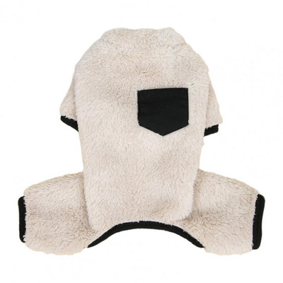 Ρούχα για κατοικίδια Απαλά χρώματα με αντίθεση Άνετα, περιστασιακά παχύρρευστα, ζεστά, βελούδινα τέσσερα κολάν Στολή κατοικίδιων για Teddy