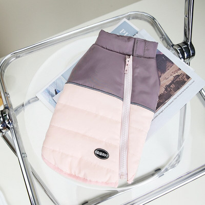 Lemmikloom Paks vest Soe puuvillane polsterdatud riided Sügistalvine kutsikate jope Väike koerakassi kampsun Tuulekindel veekindel puudel Chihuahua