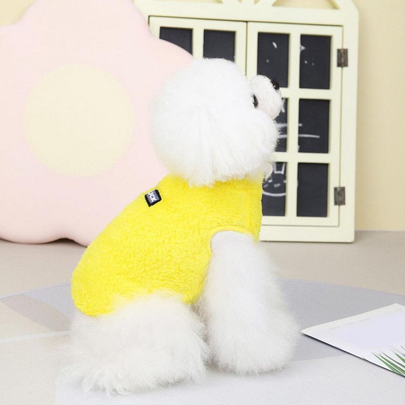 Univerzálne pyžamo pre domáce zvieratá, odolné lemované tričko pre domáce zvieratá, pohodlné nelepivé vlasy z polyesteru, vesta pre šťastie pre plyšového psa