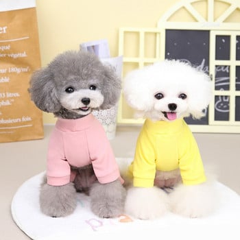 Πιτζάμες 10 τμχ/λτ για σκύλους Φθινοπωρινά χειμερινά ρούχα για κατοικίδια για μικρά σκυλιά Ολόσωμες φόρμες μαλακά ζεστά ρούχα για κουτάβι