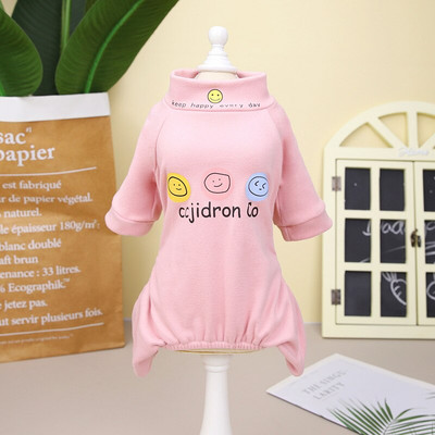 10 buc/lot pijamale pentru câini, toamnă iarnă, haine pentru animale de companie pentru câini de talie mică, salopete, haine moale și calde pentru căței