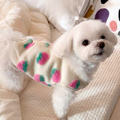 Oblečenie pre domáce zvieratá, jeseň/zima, stredný/malý pes, sladká vesta, teplá vlnená módna vesta, mačiatko, šteniatko, roztomilá bunda, čivava, yorkshirský pudel