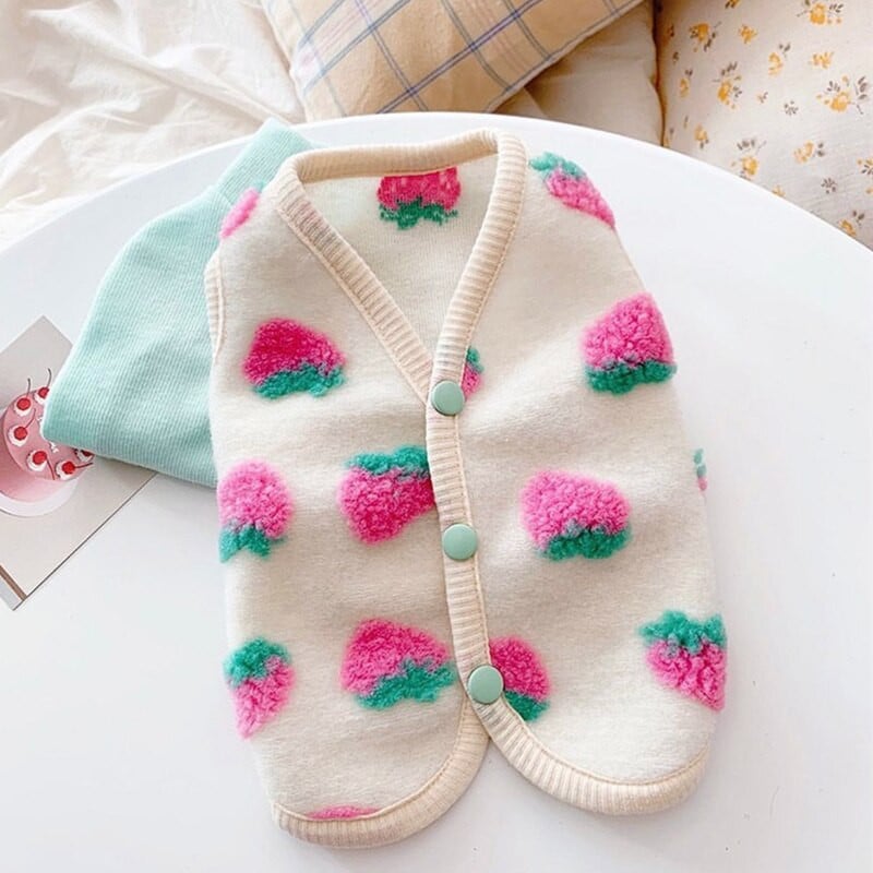 Oblečenie pre domáce zvieratá, jeseň/zima, stredný/malý pes, sladká vesta, teplá vlnená módna vesta, mačiatko, šteniatko, roztomilá bunda, čivava, yorkshirský pudel