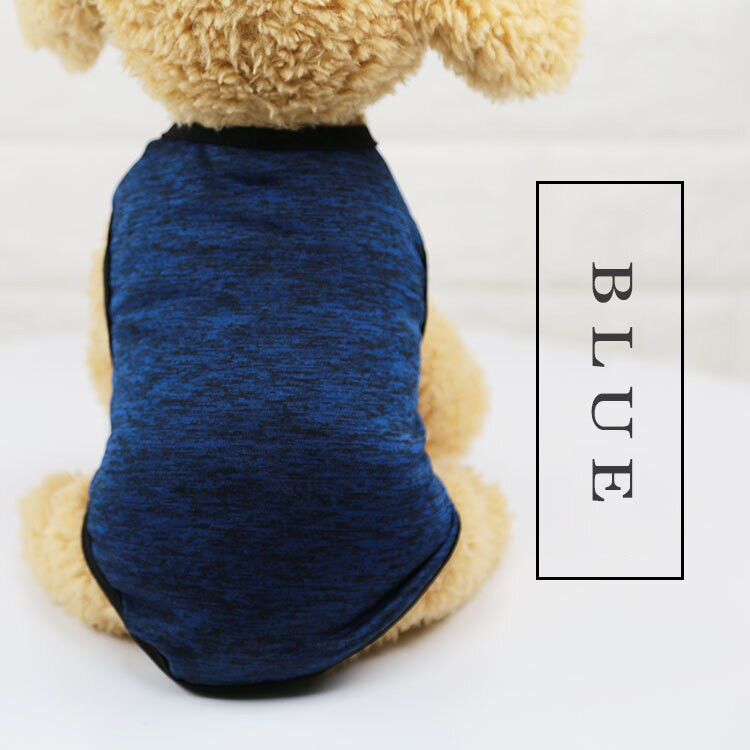 Klasické čistofarebné tričko pre psov Lacné oblečenie pre psov pre malých psov Letné čivavy Šteniatko Vesta Yorkshirský teriér Oblečenie pre domáce zvieratá