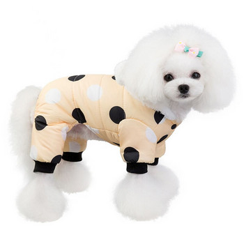 Αντιανεμικό παλτό σκυλιών κατοικίδιων ζώων Χειμερινό μπουφάν με χοντρό επένδυση Μικρό μεσαίο γιλέκο για σκύλους με κουκούλα για ρούχα για κουτάβια Chihuahua Yorkie