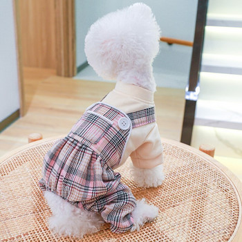 Ρούχα σκυλιών PETCIRCLE Φόρμες φορτίου με λευκό κουμπί για μικρό σκυλί κουτάβι κατοικίδιο γάτα κατοικίδιο ζώο χαριτωμένη στολή για κατοικίδια Ρούχα για σκύλους