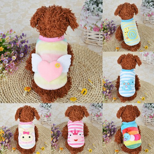 Коралово кадифено облекло за кучета за кучета Топла жилетка за кучета Риза Кученце Котешко облекло за кучета Палто Суичър Облекло за домашни любимци