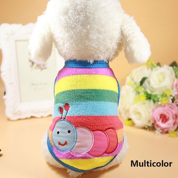 Коралово кадифено облекло за кучета за кучета Топла жилетка за кучета Риза Кученце Котешко облекло за кучета Палто Суичър Облекло за домашни любимци