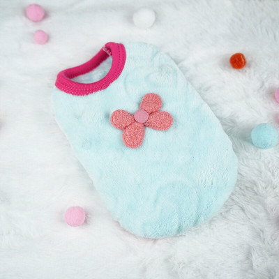 Mäkké flísové oblečenie pre psov pre malé a stredné psy, zimná teplá vesta pre šteniatka a mačky, bunda pre čivavu, plyšový sveter pre yorkshirského shih tzu