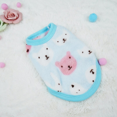 Mäkké flísové oblečenie pre psov pre malé a stredné psy, zimná teplá vesta pre šteniatka a mačky, bunda pre čivavu, plyšový sveter pre yorkshirského shih tzu
