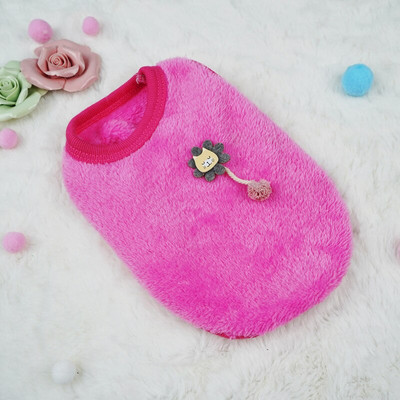 Mäkké flísové oblečenie pre psov pre malé a stredné psy, zimná teplá vesta pre šteniatka a mačky, bunda pre čivavu, plyšový sveter pre yorkshirského shih tzu