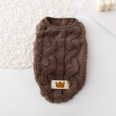 Πουλόβερ Fleece Pullover Ρούχα για κατοικίδια Χαριτωμένο γιλέκο διπλής όψεως Παλτό Puppy Kitten Πουλόβερ για Μικρά Μεσαία Σκυλιά Γάτες Ζεστό χειμερινό ντύσιμο