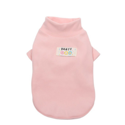 Solid Pet Dog Botting T-särk Vest Nahasõbralik sametkassi kutsikas sügis/talvised koduriided