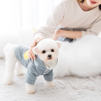 Ζεστό μπουφάν για σκύλους Ρούχα για φθινοπωρινά χειμερινά σακίδια φάλαινας παλτό για γάτες Φούστες που αναπνέουν για μικρά σκυλιά Ρούχα για κατοικίδια Yorkies Chihuahua