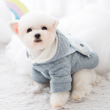Ζεστό μπουφάν για σκύλους Ρούχα για φθινοπωρινά χειμερινά σακίδια φάλαινας παλτό για γάτες Φούστες που αναπνέουν για μικρά σκυλιά Ρούχα για κατοικίδια Yorkies Chihuahua
