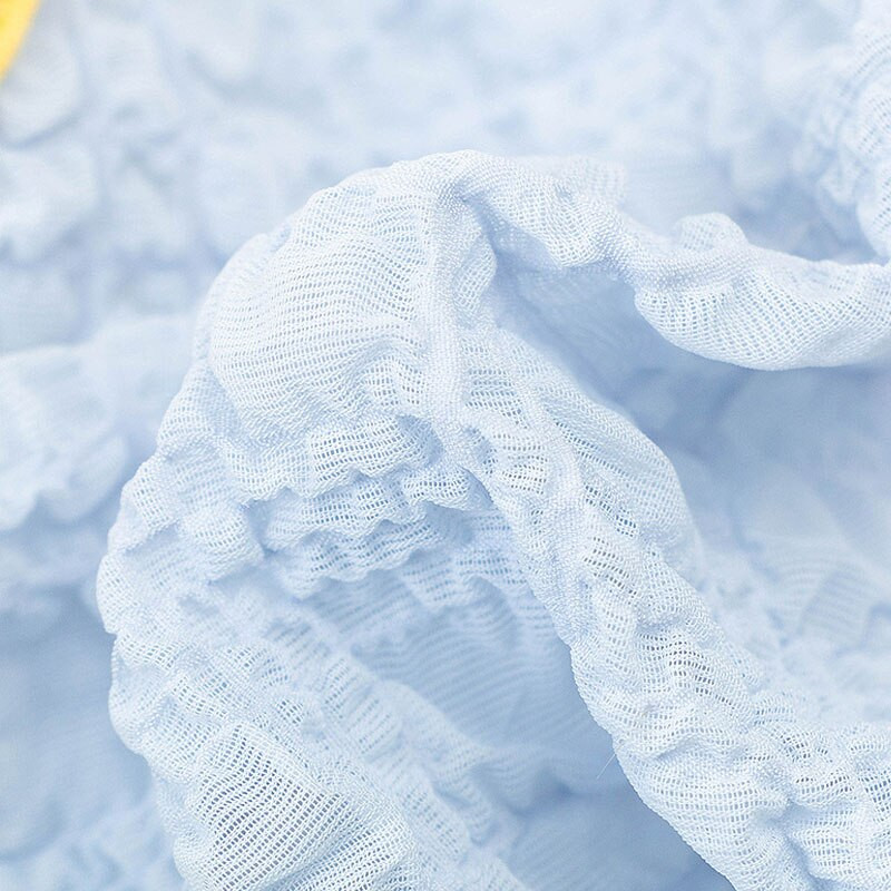 Mėlynas šuns atkūrimo kostiumas naminiams gyvūnėliams vasariniai pižamos 3D drugelis Seersucker kombinezonas mažam šuniui ropa jorkšyras