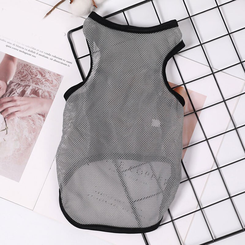 Letné sieťované oblečenie pre domáce zvieratá, oblečenie pre malé psy a mačky, chladné priedušné tričko pre psov, oblečenie pre psy z Yorkshire, oblečenie pre psy, šteňatá, domáce zvieratá