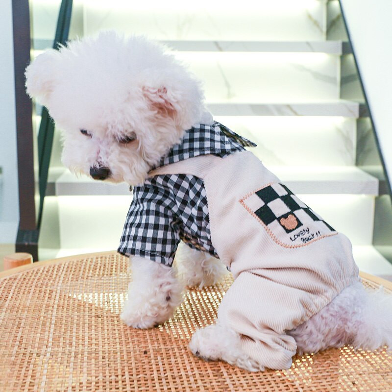 PETCIRCLE koerariided karu malelaua kombinesoonid väikesele koerale kutsikale lemmiklooma kassile kogu hooaja lemmikloom armas kostüüm lemmiklooma riided koera jope