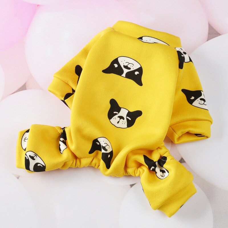 Model drăguț Haine de designer pentru câini Kawaii pentru iarna Pomeranian Costum de zăpadă pentru câini cald cu patru picioare Costum pentru cățeluș Pijamale pentru animale de companie Salopete