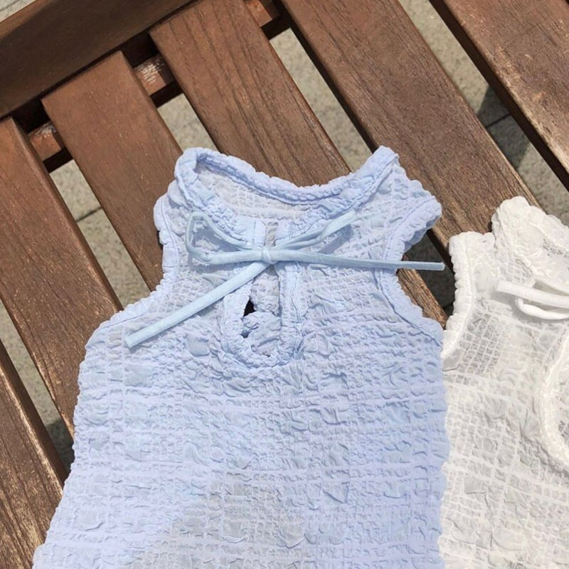 Suvised lahedad lemmikloomakoerte riided Pehmed õhukesed koeravest väikestele ja keskmistele koertele Kleidid poisile tüdrukule Yorkshire`i chihuahua moerõivad