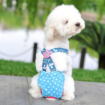 Χαριτωμένο λουράκι φυσιολογικό παντελόνι Pet Dog υγιεινό σορτς που πλένεται πάνα ασφαλείας Εσώρουχα για σκύλους