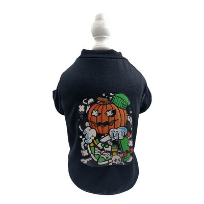 Odjeća za pse s modnim printom, prsluk za Chihuahua buldoga, male pse, topla, mekana pamučna odjeća za kućne ljubimce, majica za štene, kostim, kaput