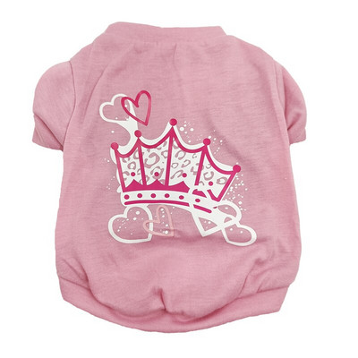 Odjeća za pse s modnim printom, prsluk za Chihuahua buldoga, male pse, topla, mekana pamučna odjeća za kućne ljubimce, majica za štene, kostim, kaput