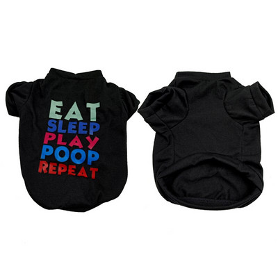 Odjeća za pse s modnim printom, prsluk za Chihuahua buldoga, male pse, topla, mekana pamučna odjeća za kućne ljubimce, majica za štene, kostim, kaput