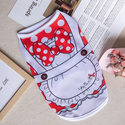 Nagyker kis kedvenc kutyaruhák mellény kabát Rajzfilm Aranyos chihuahua póló kölyök Yorkshire terrier kölyök bulldog Ropa Perro