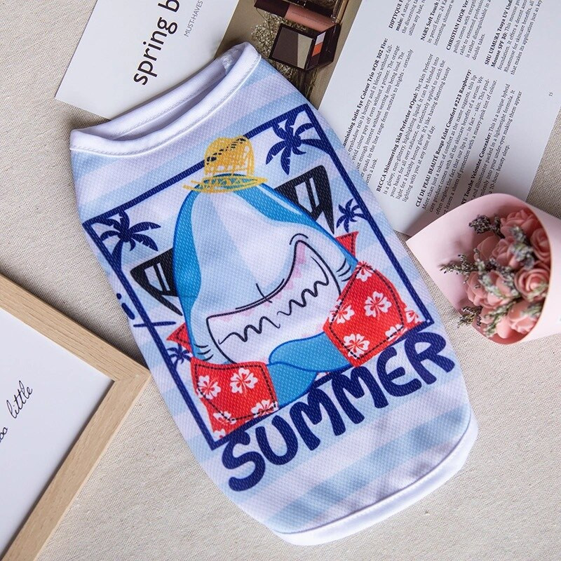 Nagyker kis kedvenc kutyaruhák mellény kabát Rajzfilm Aranyos chihuahua póló kölyök Yorkshire terrier kölyök bulldog Ropa Perro