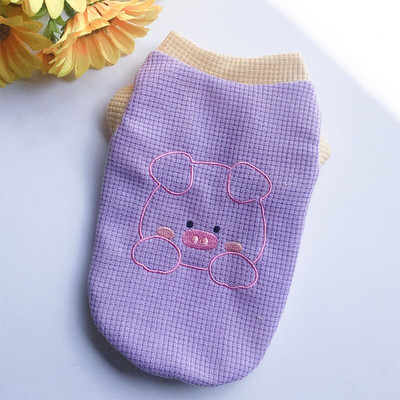 Suvised lemmikloomakoerte riided Armsad prinditud koerad Vest Korea õhukesed kassirõivad Väike kutsikavest Koera T-särk Lemmikloomarõivad 2022 Uus