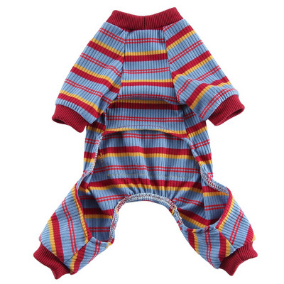 Kölyökkutya pizsama Kisállat Jumpsuit Puha Nyomdász karácsonyi Kutyák Aranyos Ruhák Férfi Kiskutya Bodók Kiskutya Kutya Macska Ruházat