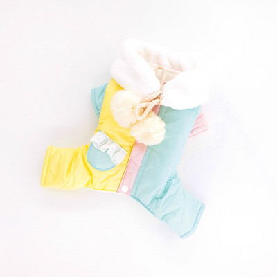 Oblečenie pre domáce zvieratá, jeseň/zima, teplý overal, mačka, módny vlnený kabát, malý pes, sladký hrubý sveter, šteniatko, roztomilé tričko, buldog, čivava