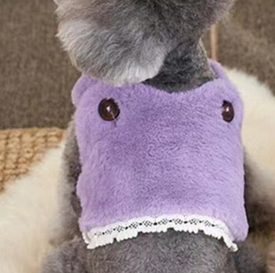 Velvet Vest Lemmiklooma Koera Riided Mood Soe Kassi Riietus Koerad Üliväikesed Armas Chihuahua Pehmed Sügisene Talvelillad Poiste maskotid