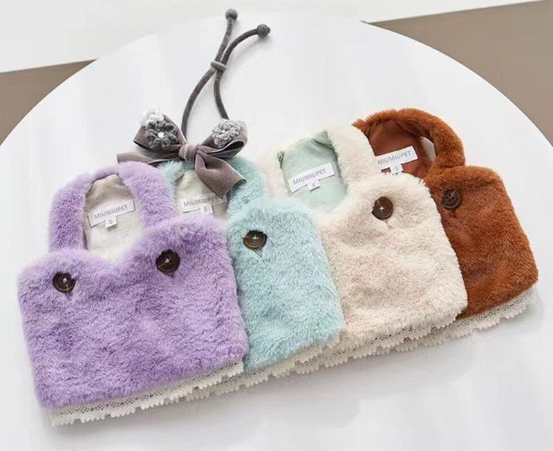 Velvet Vest Lemmiklooma Koera Riided Mood Soe Kassi Riietus Koerad Üliväikesed Armas Chihuahua Pehmed Sügisene Talvelillad Poiste maskotid