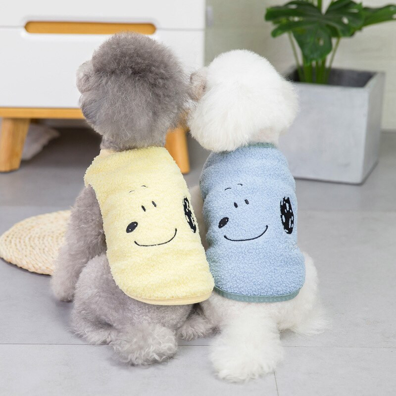 Soe fliisist lemmiklooma vest Koerte talveriided väikestele koertele Kutsikas kassi jope Chihuahua Bichon Yorkie puudli Shih Tzu Teddy komplekt