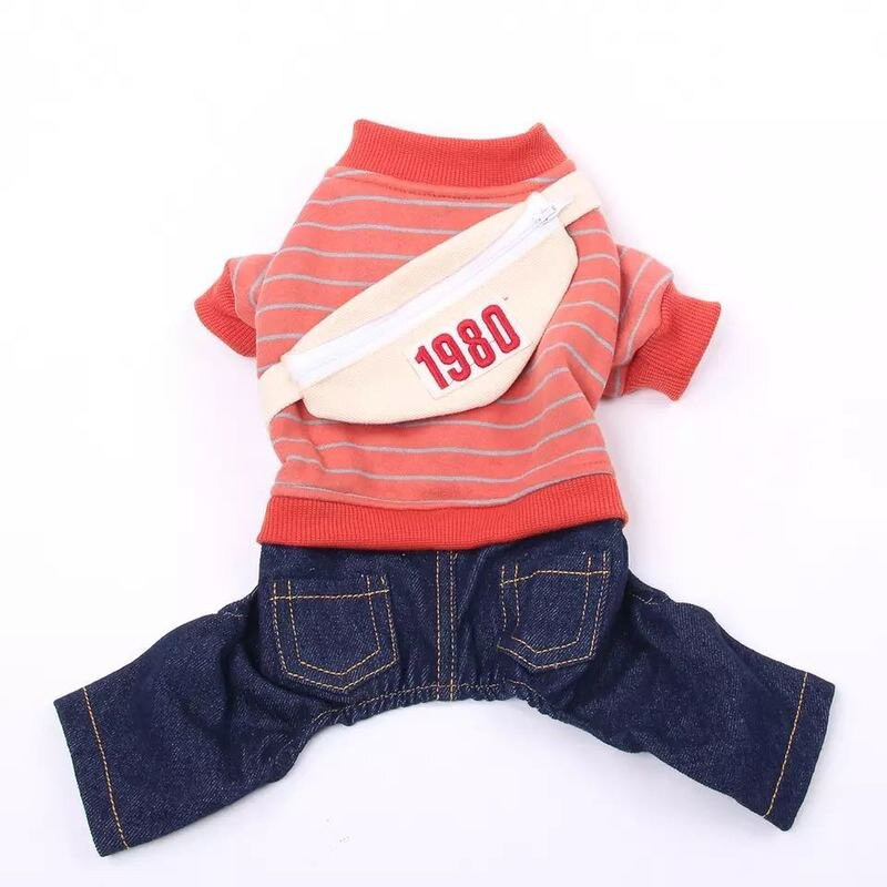 Accesorii pentru animale de companie, iarnă, haine calde pentru câini, din denim, pentru animale de companie adorabile, hanorac, blugi, ținute pentru câini de talie medie, de talie mică, cațelu, salopetă, pantaloni pentru pisici