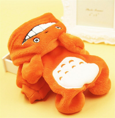 Rūbai šunims Pižamos Vilnos kombinezonas Žieminiai šunų drabužiai Keturioms kojoms Šilti naminių gyvūnėlių apranga Mažo šuns animacinių filmų kostiumai