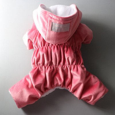 Vízálló kutyaruhák Téli kisállatruházat jumpsuite yorki pomerániai uszkár Bichon fríz kutyajelmez kölyökruha