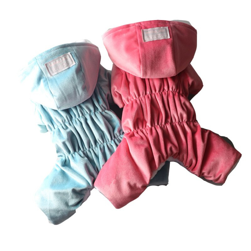 Vízálló kutyaruhák Téli kisállatruházat jumpsuite yorki pomerániai uszkár Bichon fríz kutyajelmez kölyökruha