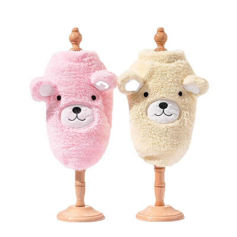 Teplý sveter pre domáce zvieratá, jeseň/zima, oblečenie pre stredne veľké a malé psy, sladká plyšová vesta, teplá vlnená mačiatko, roztomilý sveter pre yorkshirský pudel