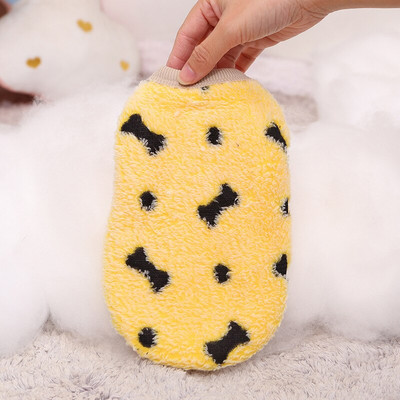 Aksominiai rūbai augintiniams šunims Drabužiai žiemai šilti šunų liemenės marškinėliai šuniuko katės drabužiai marginti paltai gobtuvai augintiniai drabužiai čihuahua