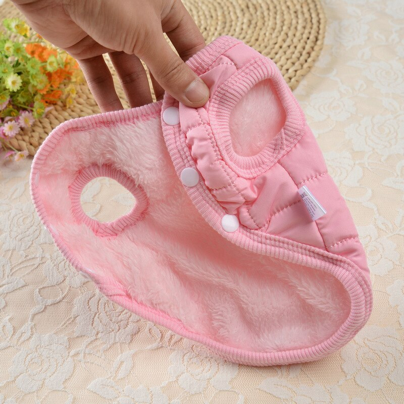 Šilti žieminiai šunų drabužiai mažiems šunims nuo vėjo nepraleidžianti šunų pūkinė striukė Vienspalviai šunų paltai Striukė paminkštinti drabužiai Čihuahua drabužiai