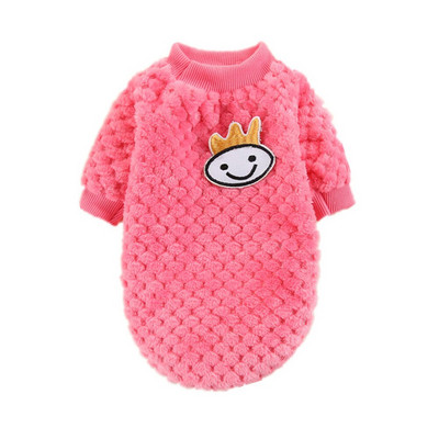 Medve hímzés Kutya mellény Téli meleg kutyaruha kis kutyáknak Plüss kiskutya macska kabát ruhák pulcsik kisállat ruházat