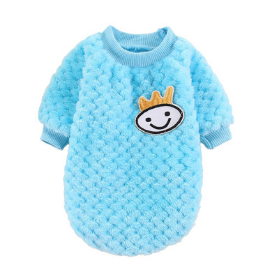 Medve hímzés Kutya mellény Téli meleg kutyaruha kis kutyáknak Plüss kiskutya macska kabát ruhák pulcsik kisállat ruházat